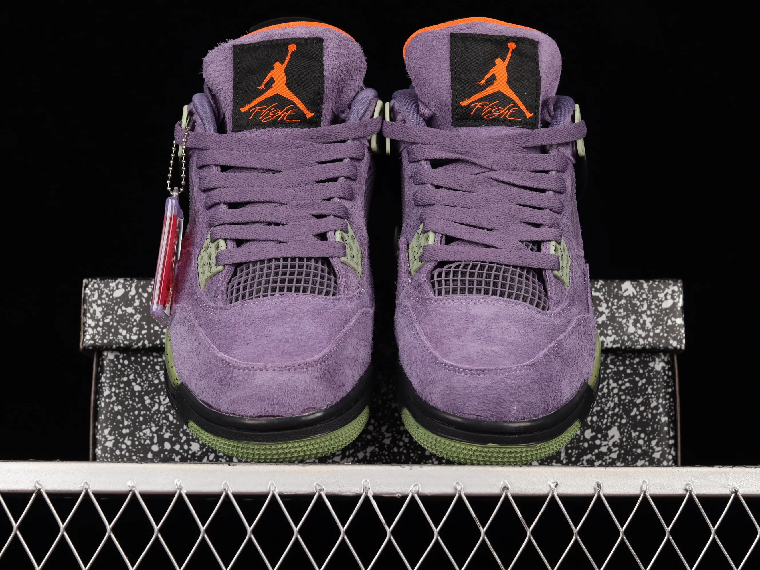 All categories Air Jordan Jordan series basketball shoes Air Jordan 4 Air Jordan 4 Retro "Canyon Purple" AJ4 Joe 4 purple suede basketball shoes AQ9129-500